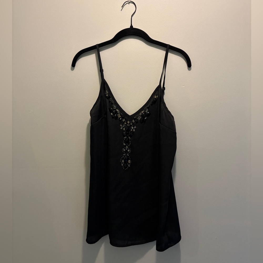 Express Black Embellished Camisole